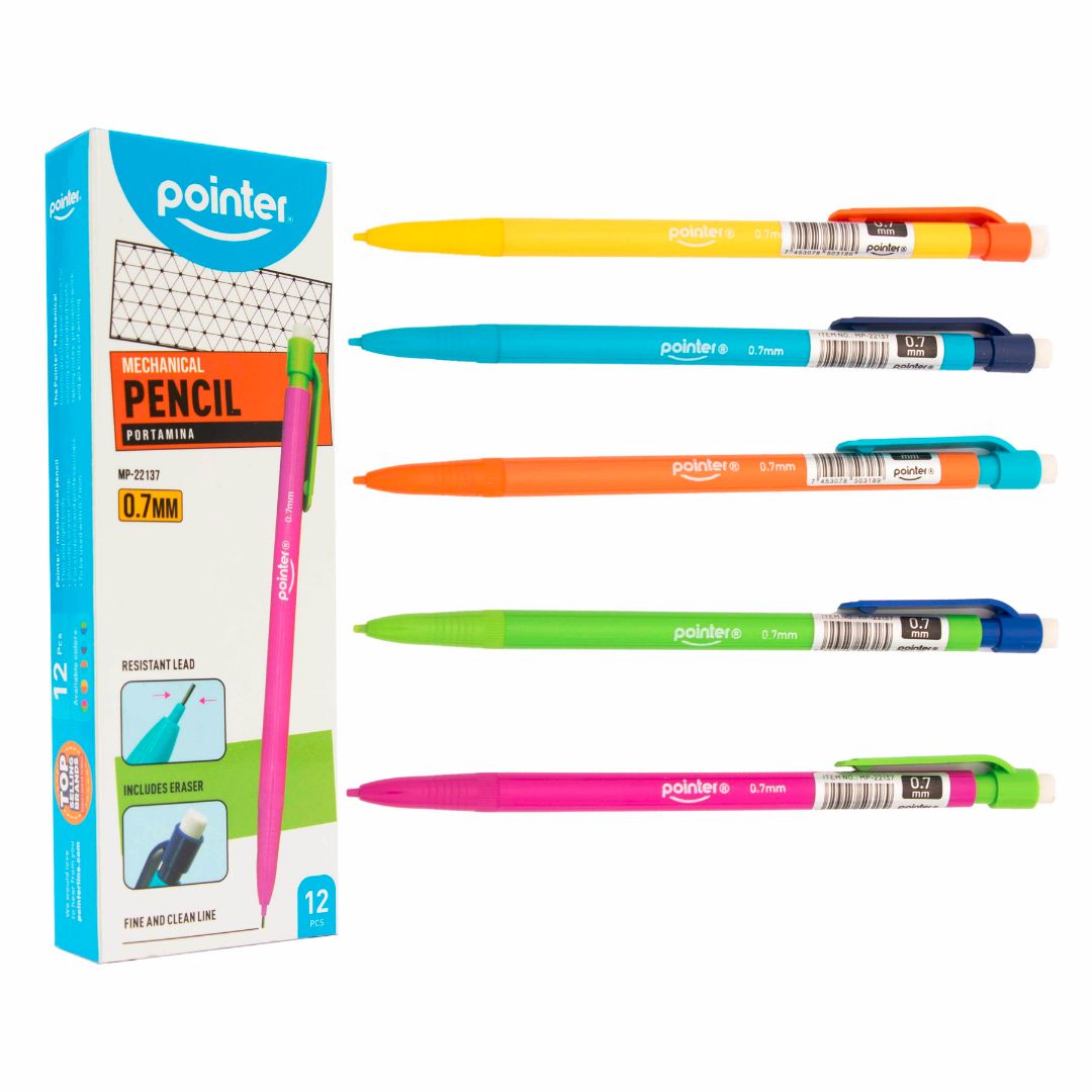 PORTAMINA POINTER 0.7MM 5 COLORES (F. 144 DOC)