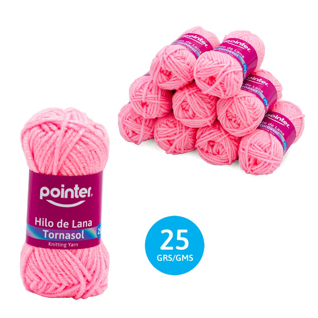 LANA TORNASOL POINTER ROSADO 25G (F. 200 PZAS)