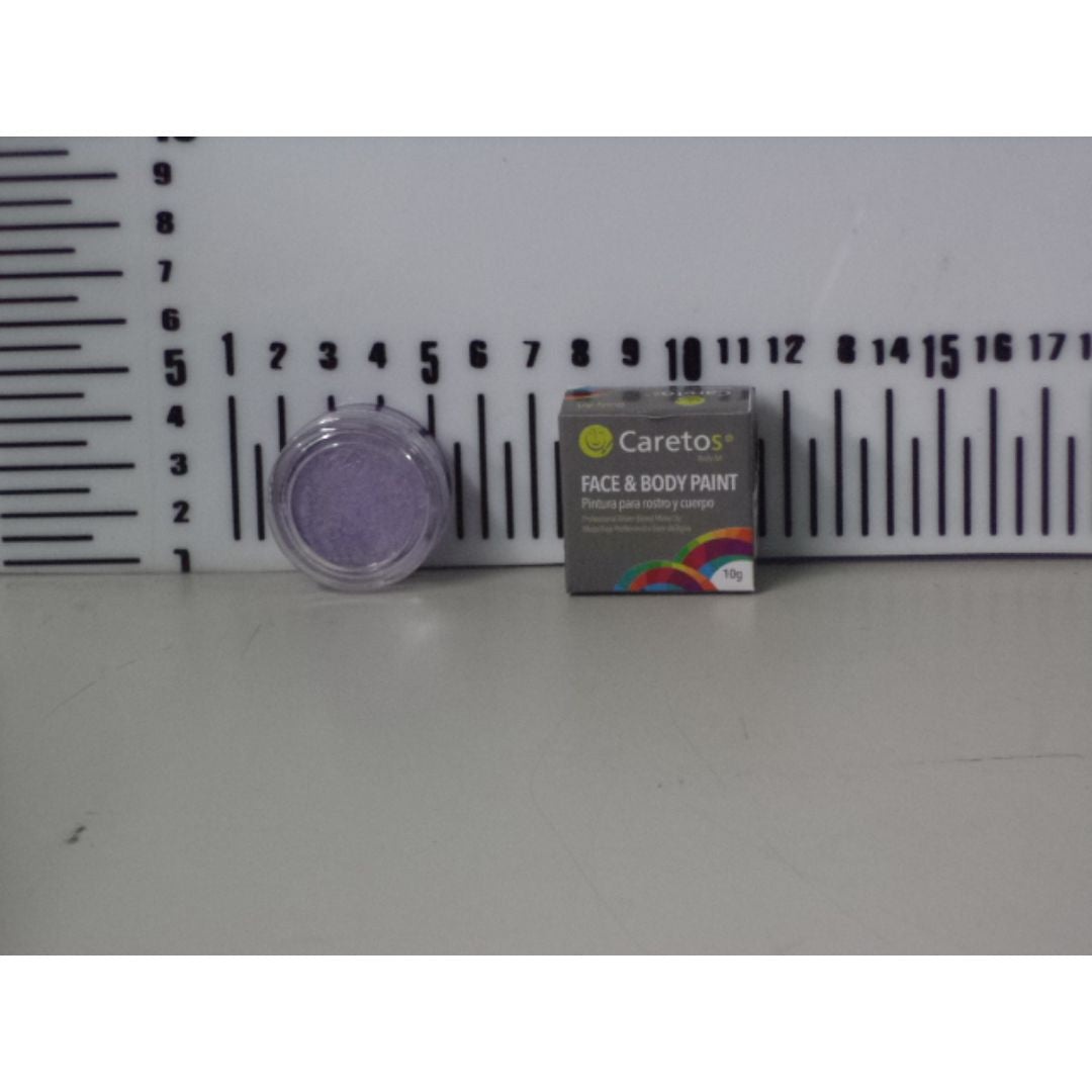PINTA CARITAS CARETOS LILA PERLADO 10G (F. 120 UNI)