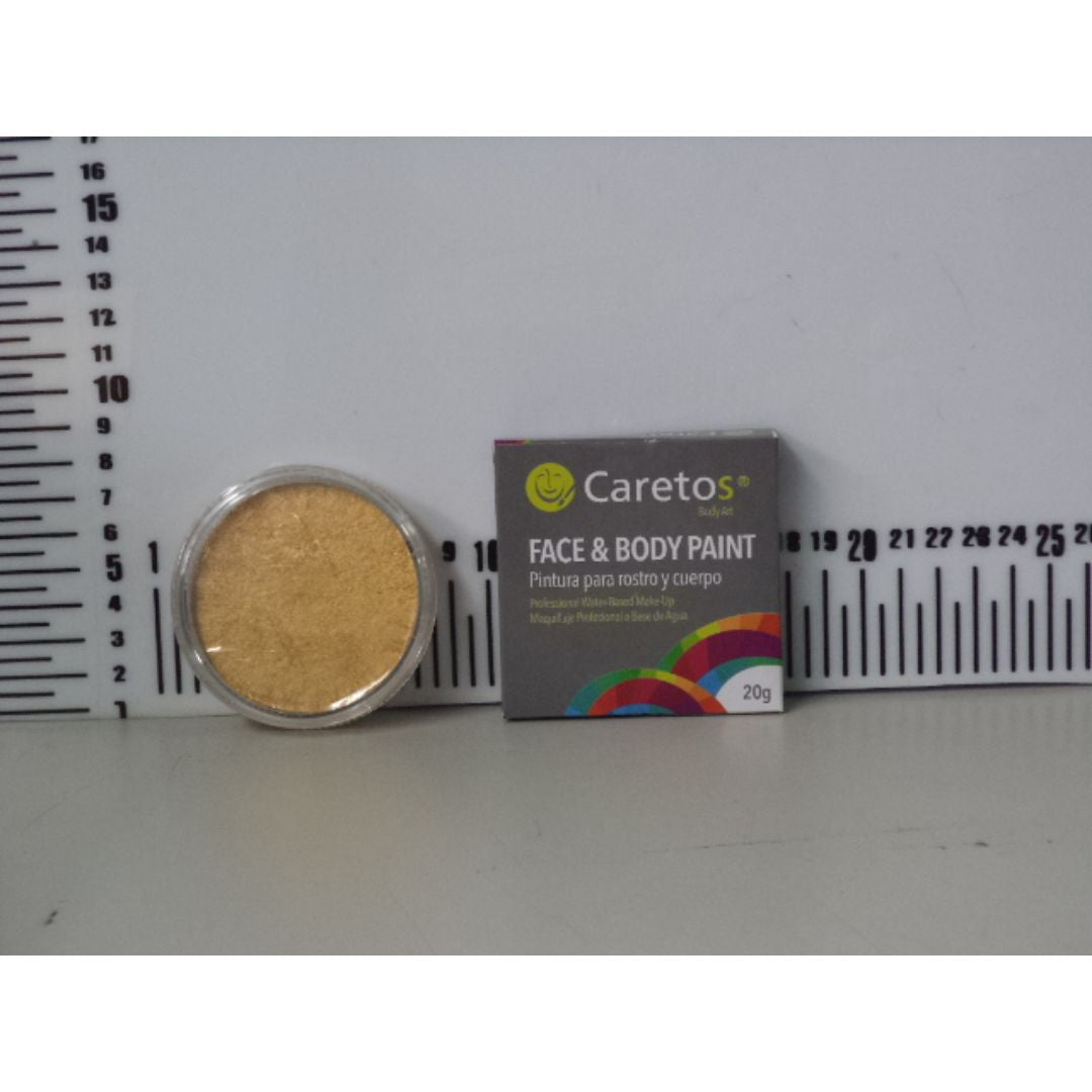 PINTA CARITAS CARETOS DORADO PERLADO 20G (F. 120 UNI)