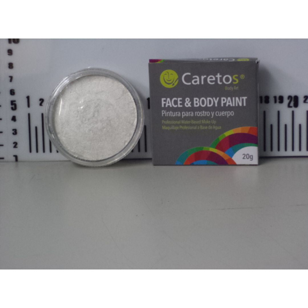 PINTA CARITAS CARETOS BLANCO PERLADO 20G (F. 120 UNI)
