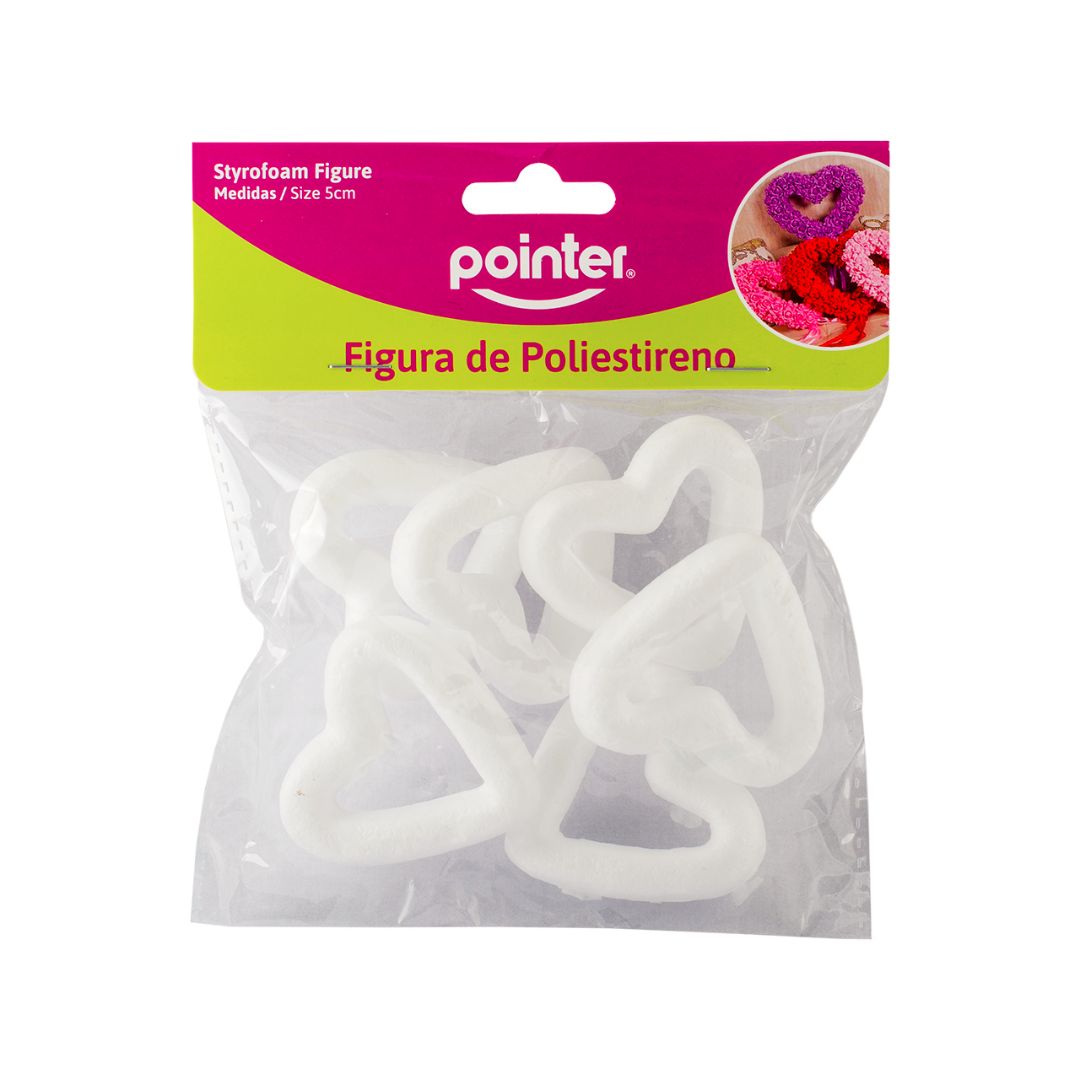DUROPORT POINTER SILUETA CORAZON BX6 5CM (F. 300 SETS)