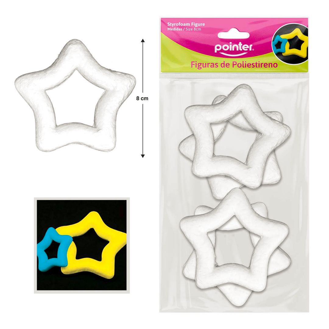 DUROPORT POINTER SILUETA ESTRELLA BX4 8CM (F. 200 SETS)