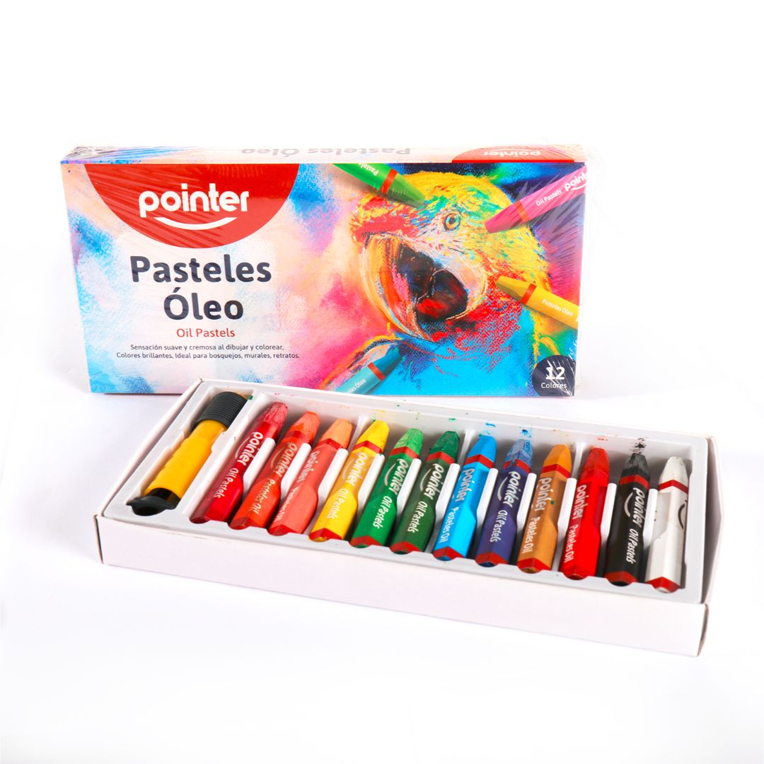 CRAYON PASTEL OLEO POINTER 12 COL. (F. 60 UNI)
