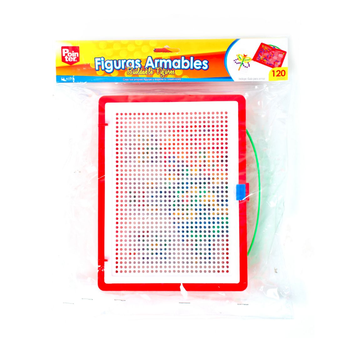 FIGURAS ARMABLES POINTER CON CANASTA 120 PZAS (F. 24 BAG)