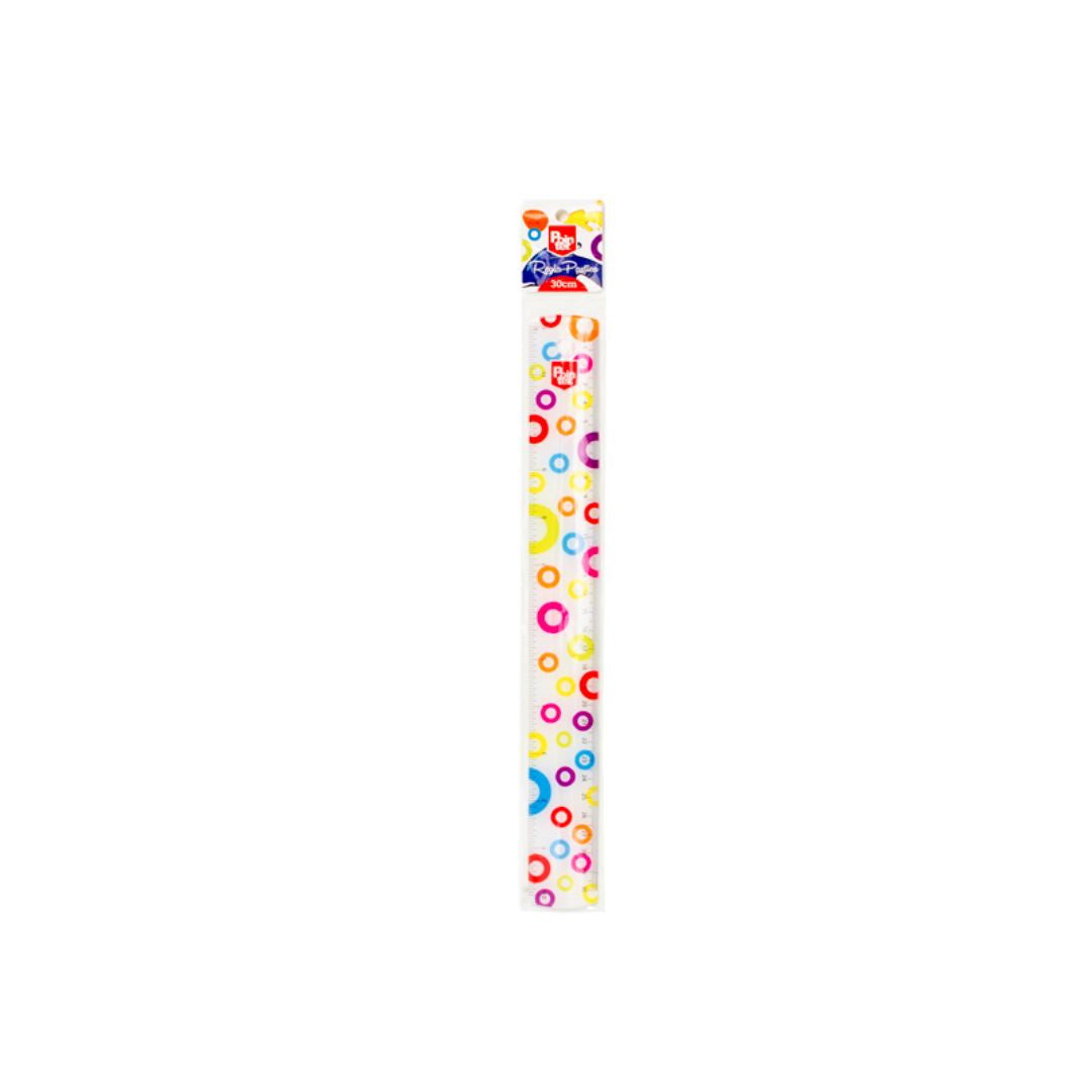 REGLA PLASTICA POINTER 30CM (F. 100 DOC)
