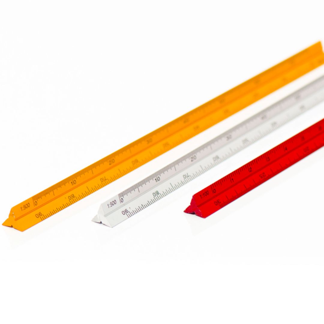 ESCALIMETRO POINTER DE ALUMINIO 4 COL. 15CM (F. 300 UNI)