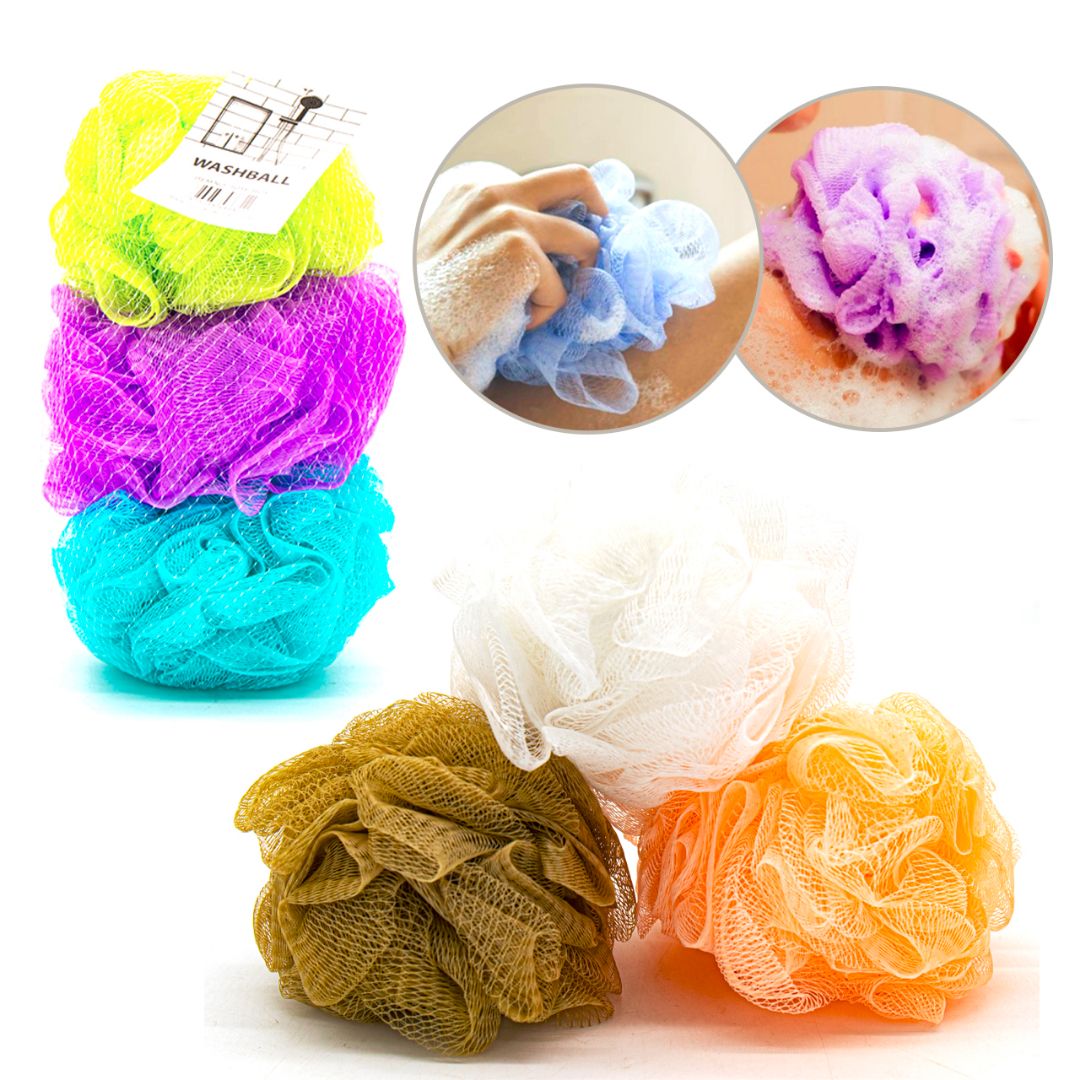 ESPONJA PARA BAÑO PX3 SINTETICA 6 COLORES (F. 72 PZAS)