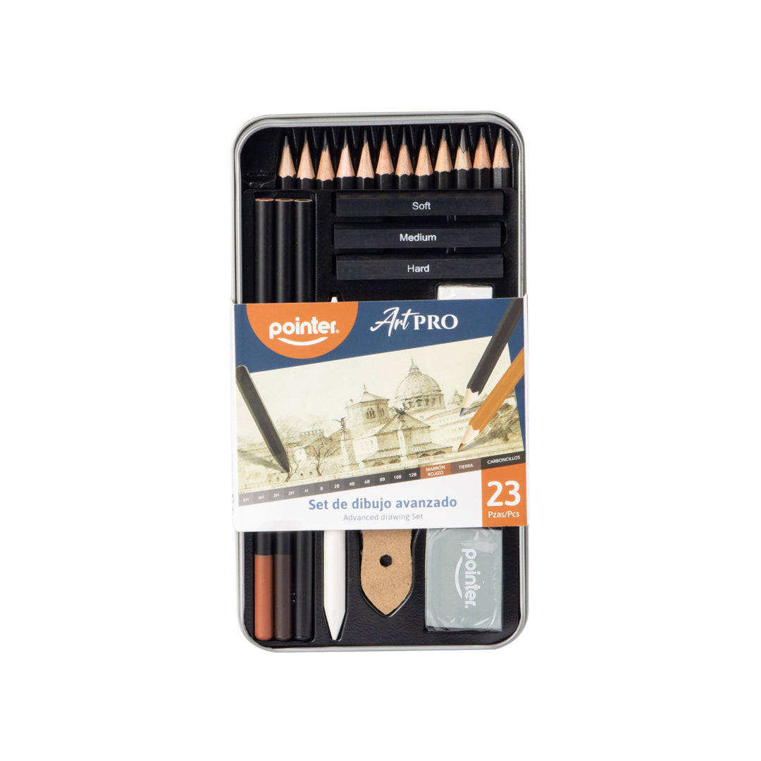 SET DE DIBUJO POINTER ART PRO 23 PZAS (F. 48 SETS)