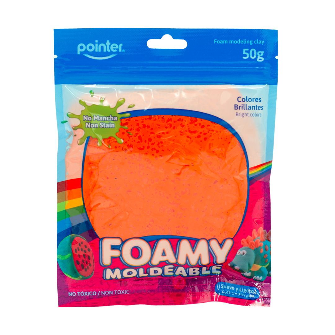 FOAMY MOLDEABLE POINTER NARANJA 50G (F. 200 SETS)