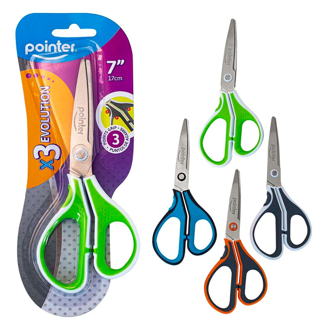 TIJERA POINTER X3EVOLUTION 7" 4 COL. (F. 240 UNI)