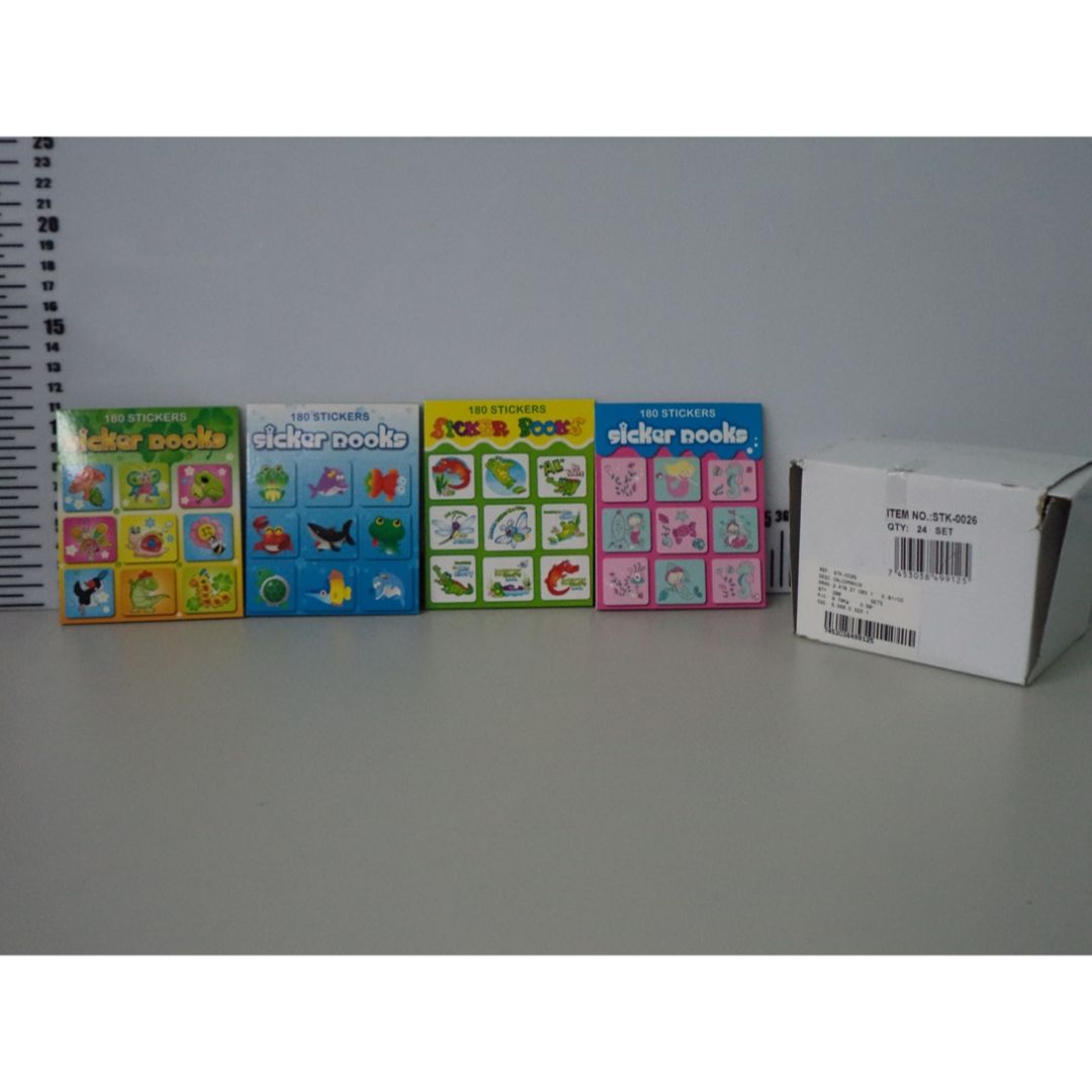 BLOCK DE STICKERS 15H 9X11CM (F. 288 UNI)