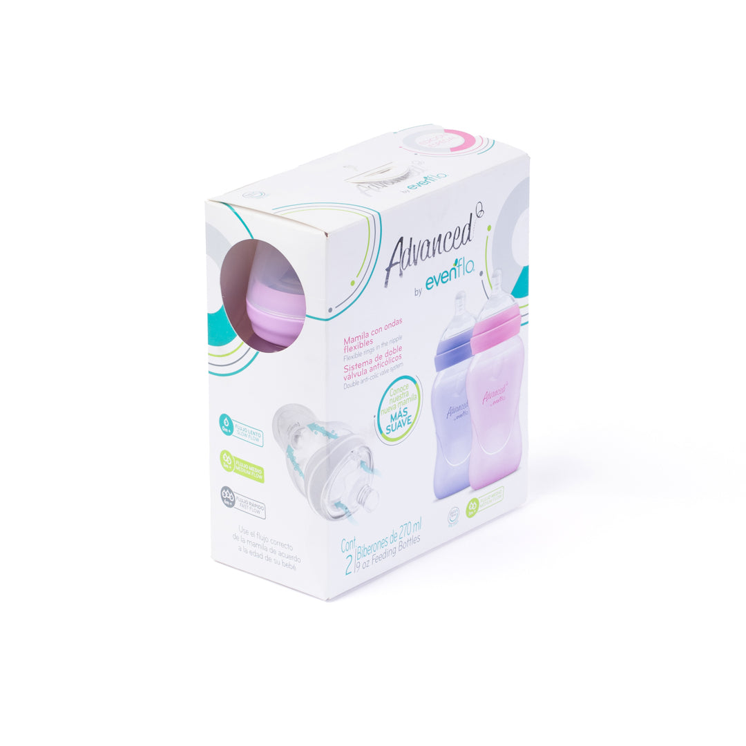 PACHA EVENFLO ADVANCED CX2 P/NIÑA 9 ONZAS (F. 6 SETS)