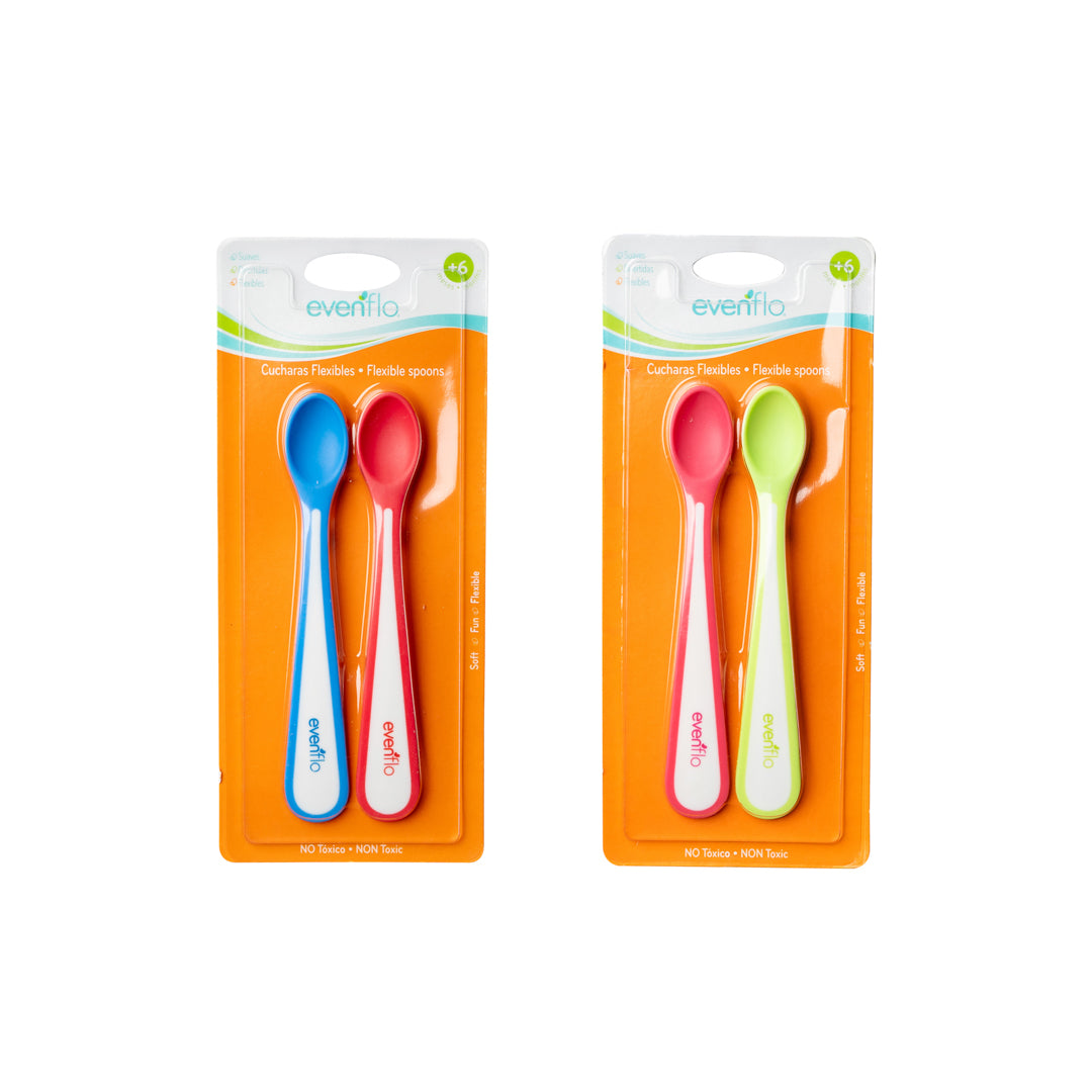 CUCHARAS FLEXIBLES EVENFLO 2 COLORES SETX2 (F. 12 SETS)