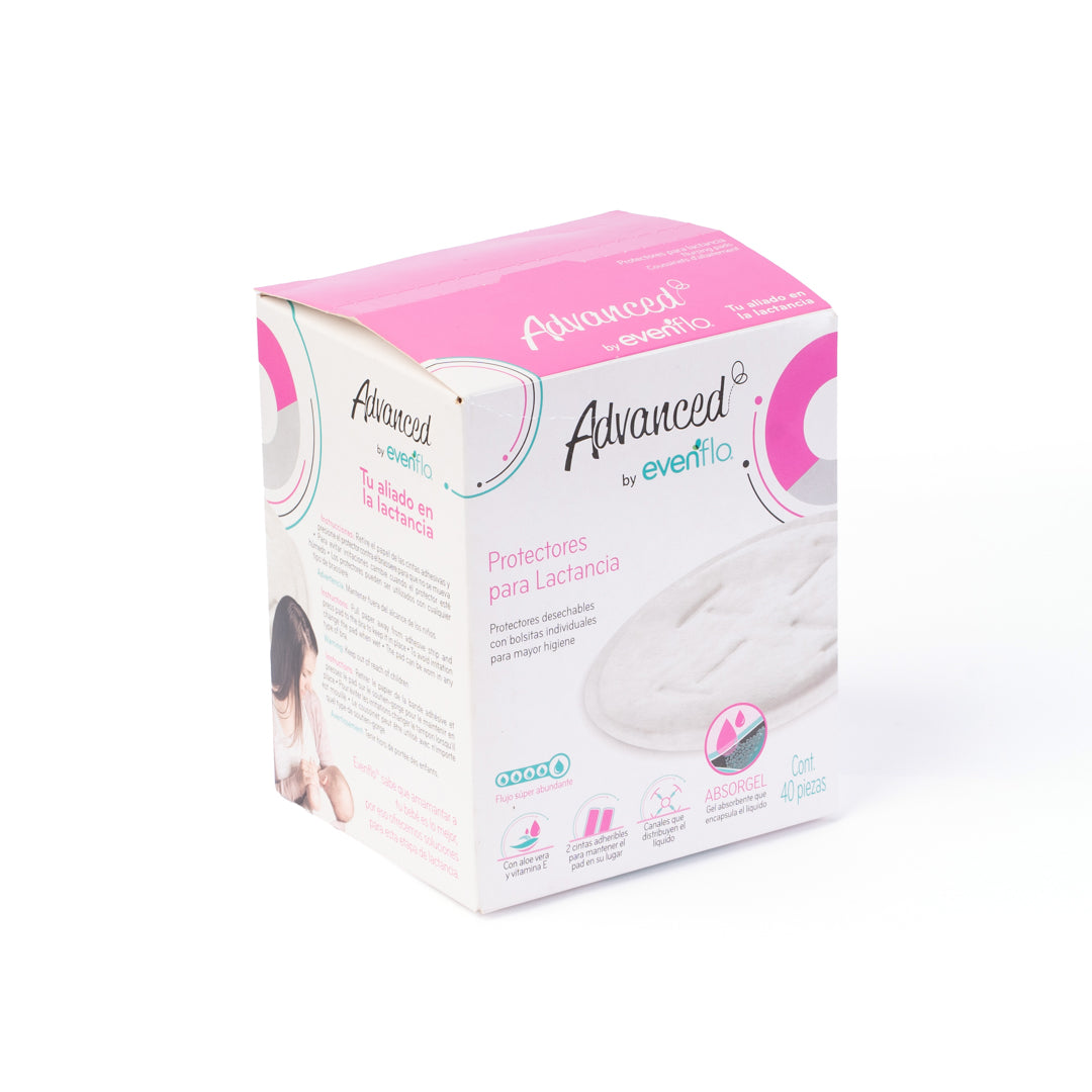PROTECTORES P/LACTANCIA EVENFLO ADVANCE CX40 (F. 8 BOX)