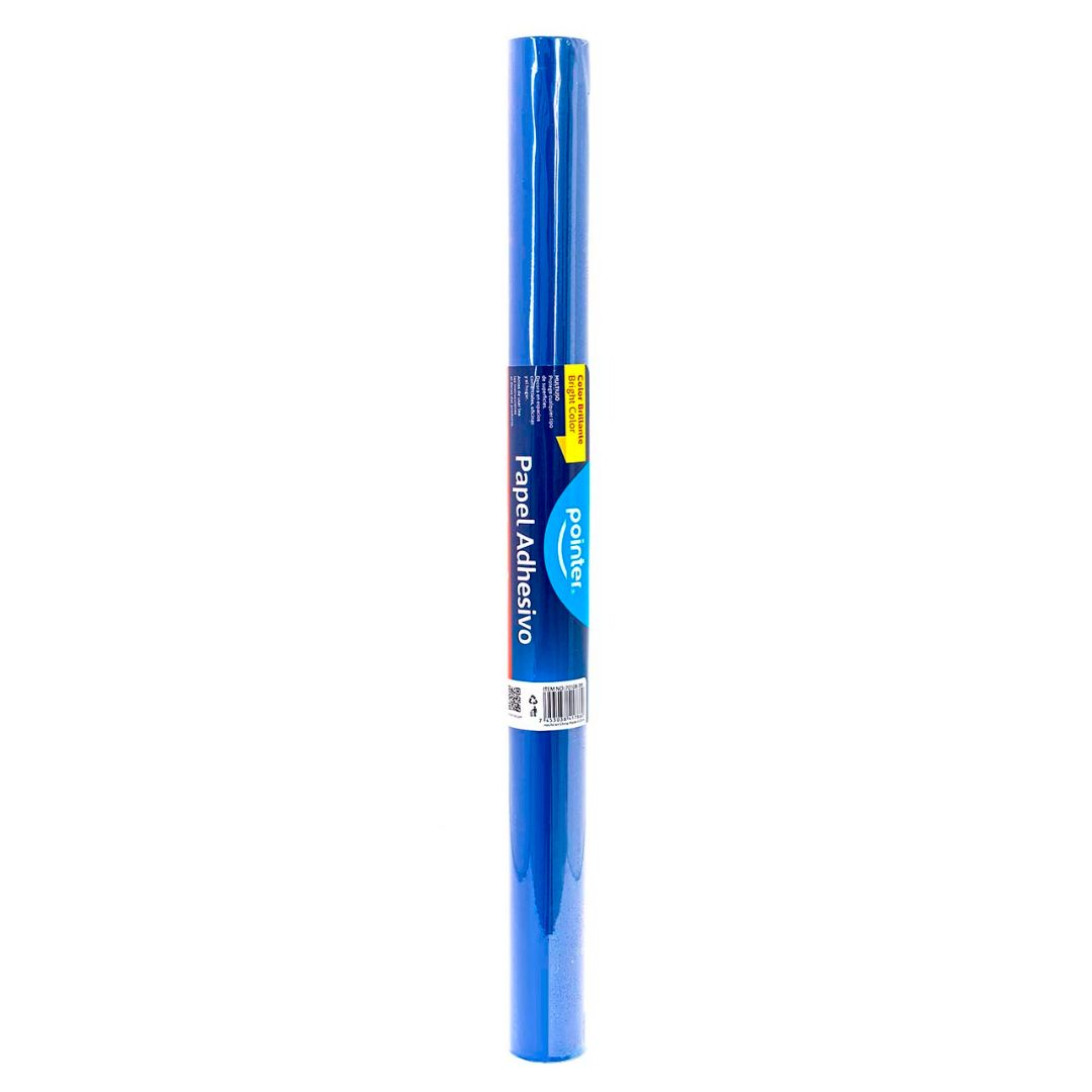 PLASTICO ADHESIVO POINTER AZUL 45CM X 3M (F. 36 ROLLOS)