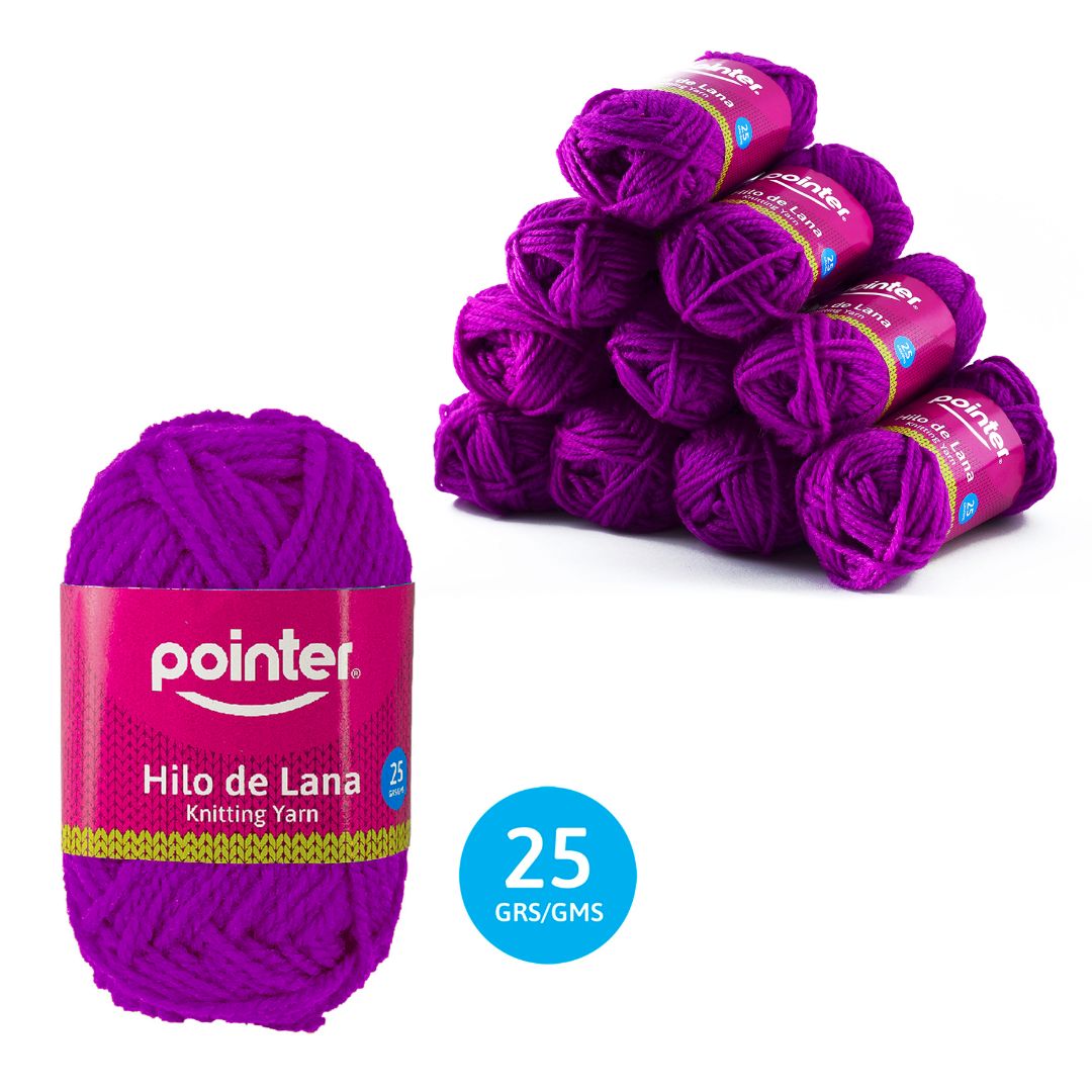 LANA POINTER PURPURA PX10 25G (F. 20 PAQ)
