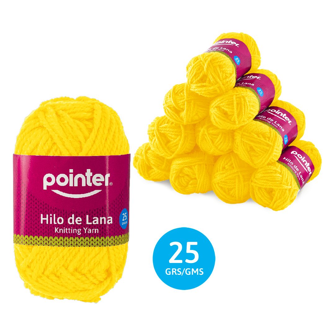 LANA POINTER AMARILLO PX10 25G (F. 20 PAQ)