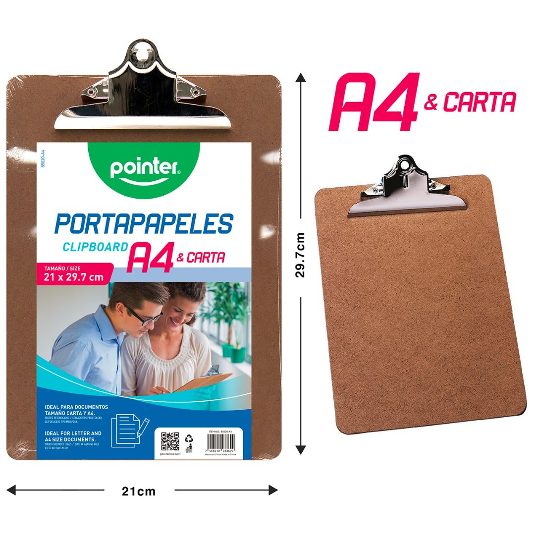 TABLA SHANON POINTER CARTA CARTON PIEDRA 21 X 29.7 CM (F. 24 UNI)