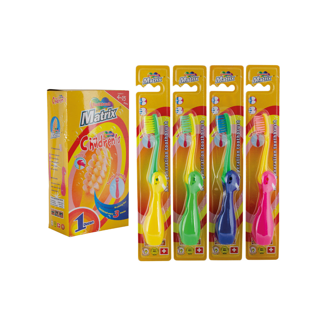 CEPILLO DENTAL INFANTIL MATRIX 4 COL. CX12 (F. 24 DOC)