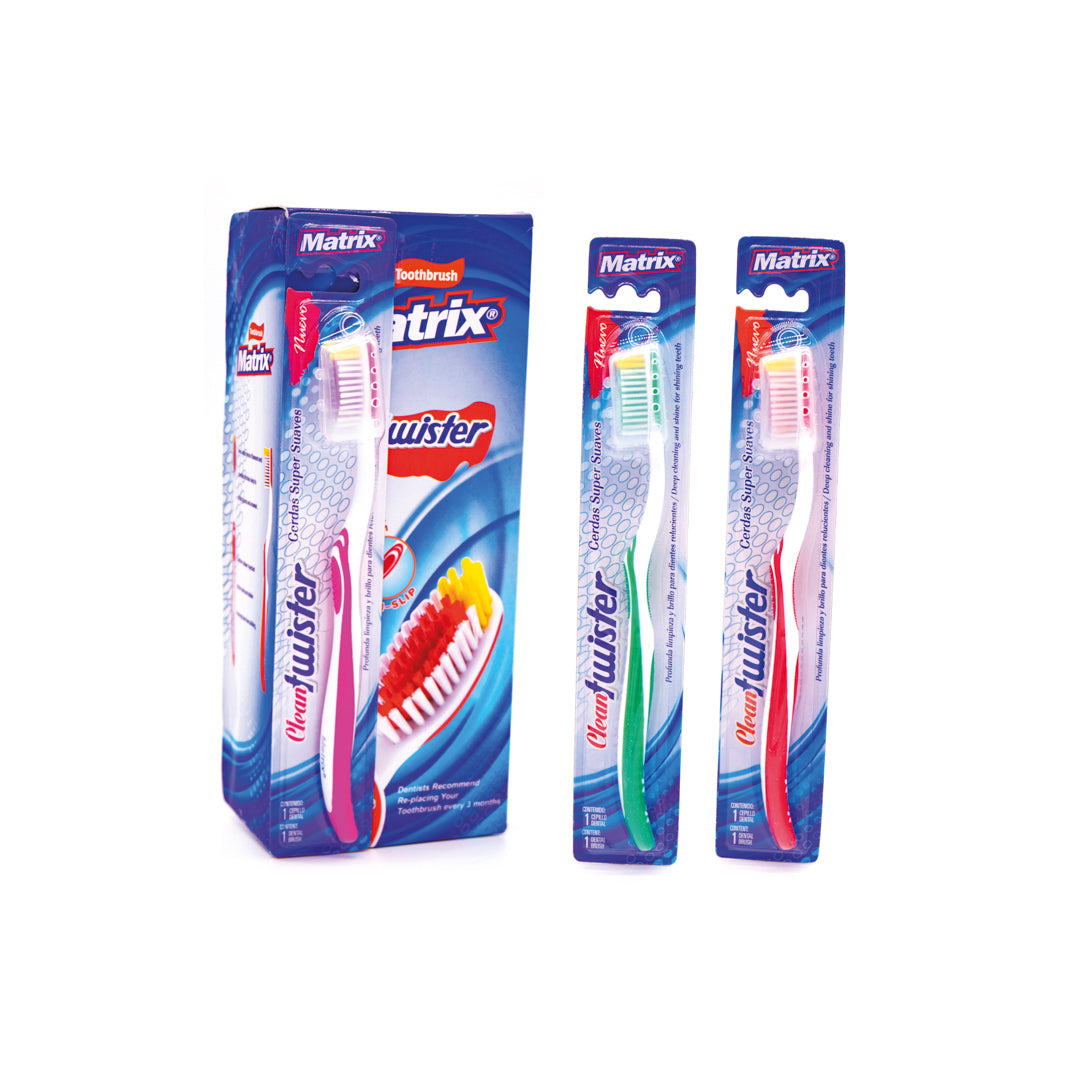 CEPILLO DENTAL MATRIX 3 COLORES CX12 (F. 24 DOC)