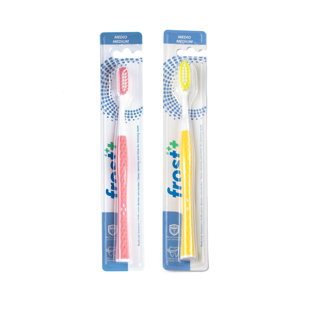CEPILLO DENTAL FROST C/GRIP 3 COL. CX12 MEDIO