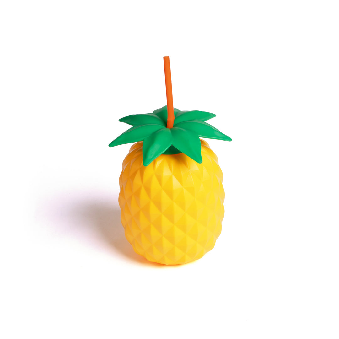PIÑA PLASTICA CON PAJILLA (F. 48 PZA)