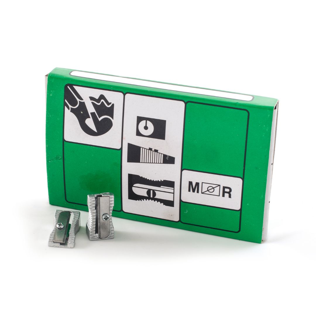 SACAPUNTAS MOR DE METAL TIPO CUÑA CX24 (F. 120 BOX)