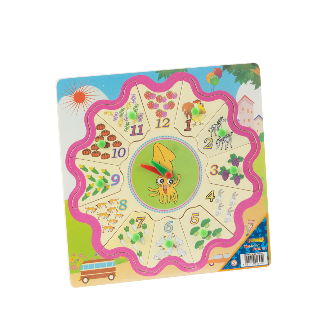 ROMPECABEZA POINTER C/RELOJ 2 DISEÑOS (F. 72 UNI)