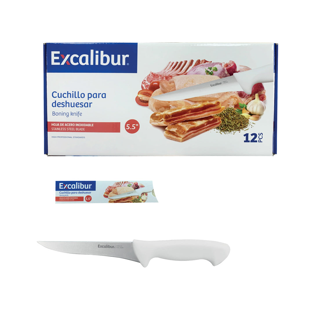 CUCHILLO EXCALIBUR PARA DESHUESAR 5.5" (F. 144 PZAS)