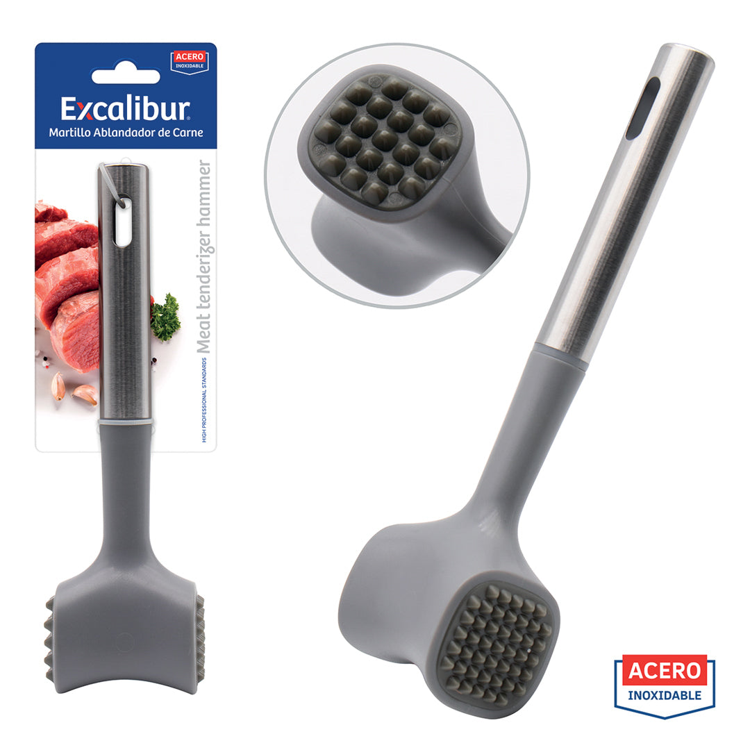 ABLANDADOR DE CARNES EXCALIBUR PLASTICO TIPO MARTILLO (F. 72 PZAS)