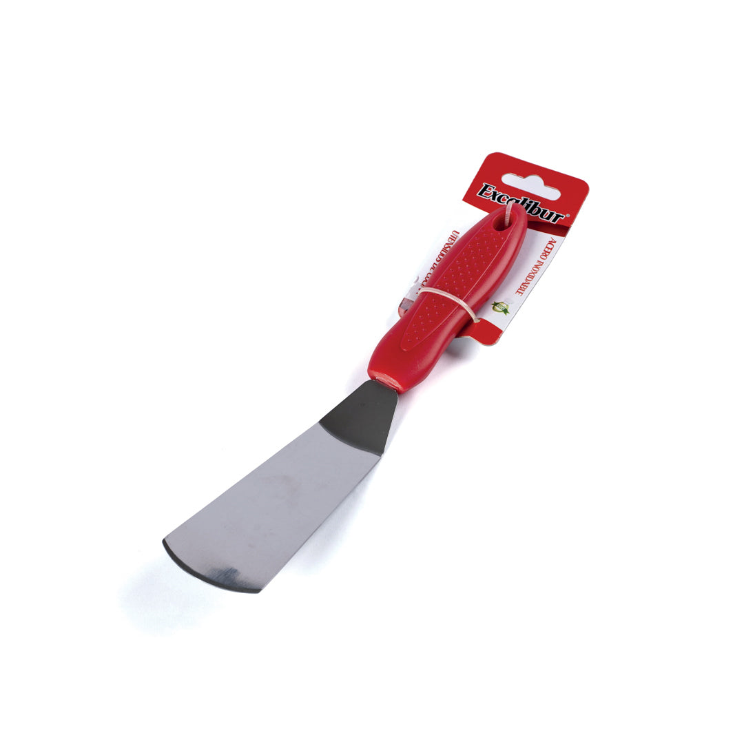 ESPATULA P/PASTEL EXCALIBUR MANGO PLASTICO ROJO 10.5" (F. 48 UNI)