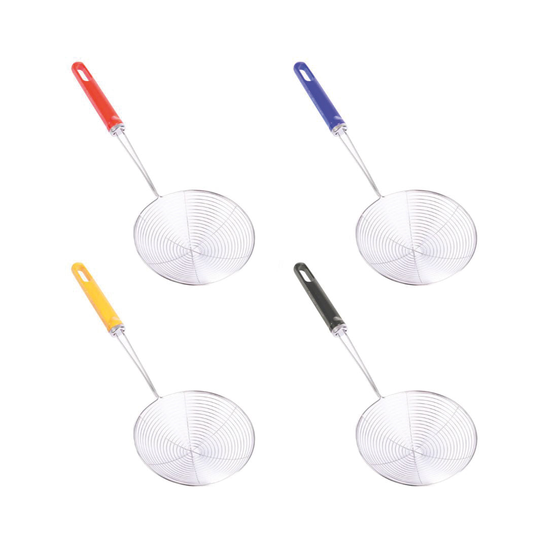 COLADOR ARGELIA MANGO DE COLORES 14 CM (F. 200 PZAS)