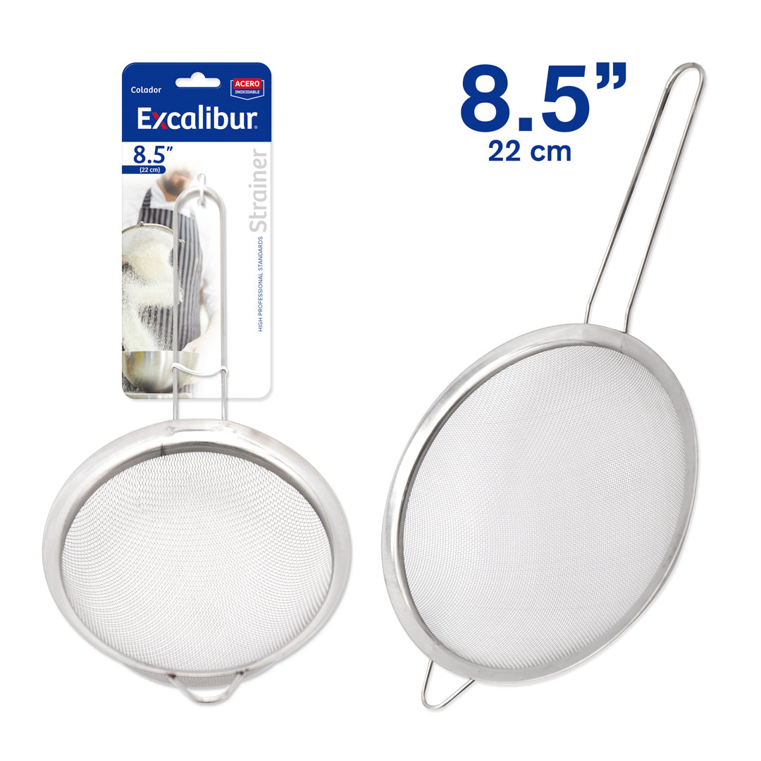 COLADOR EXCALIBUR DE METAL 22 CM (F. 72 PZAS)