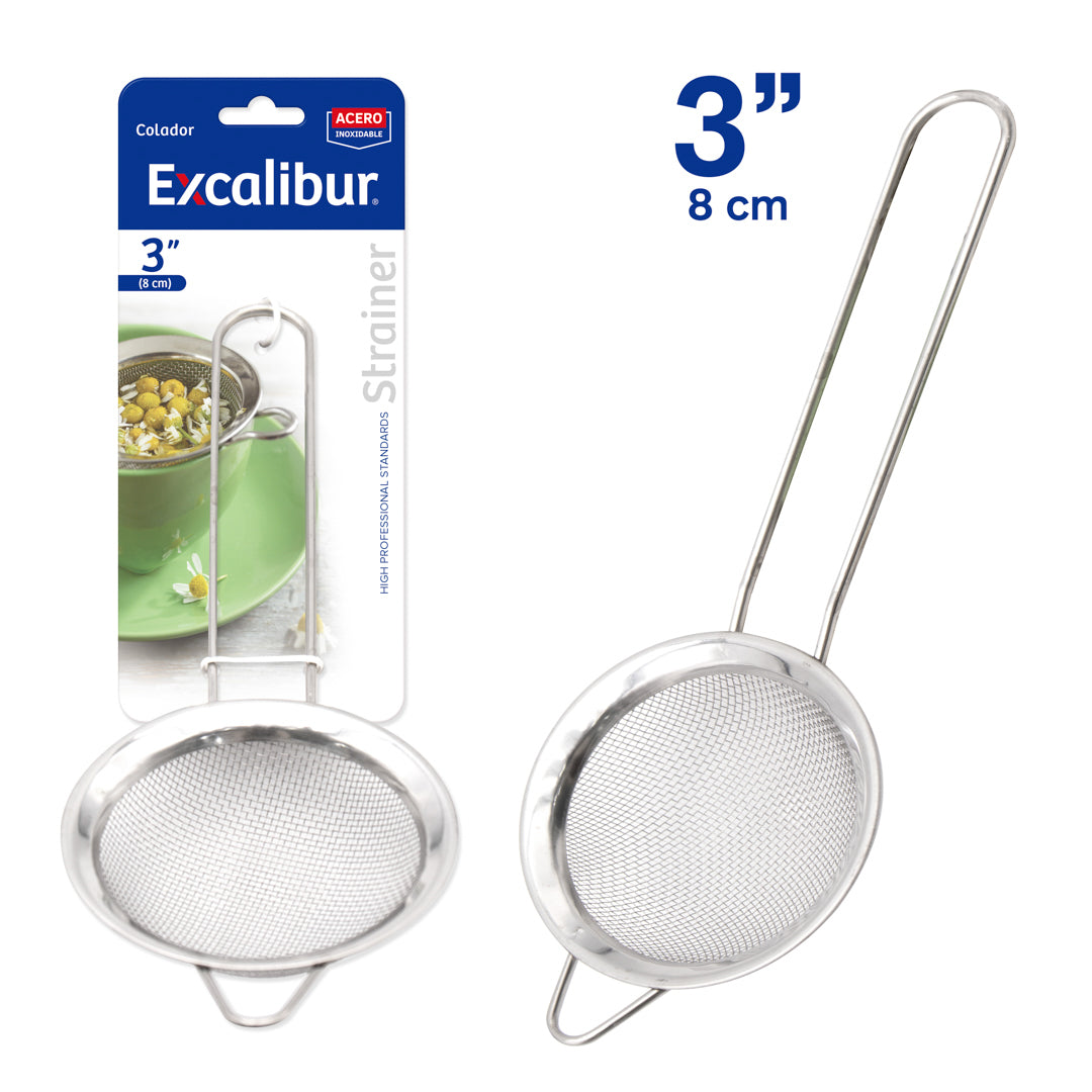 COLADOR EXCALIBUR DE METAL 8 CM (F. 144 PZAS)