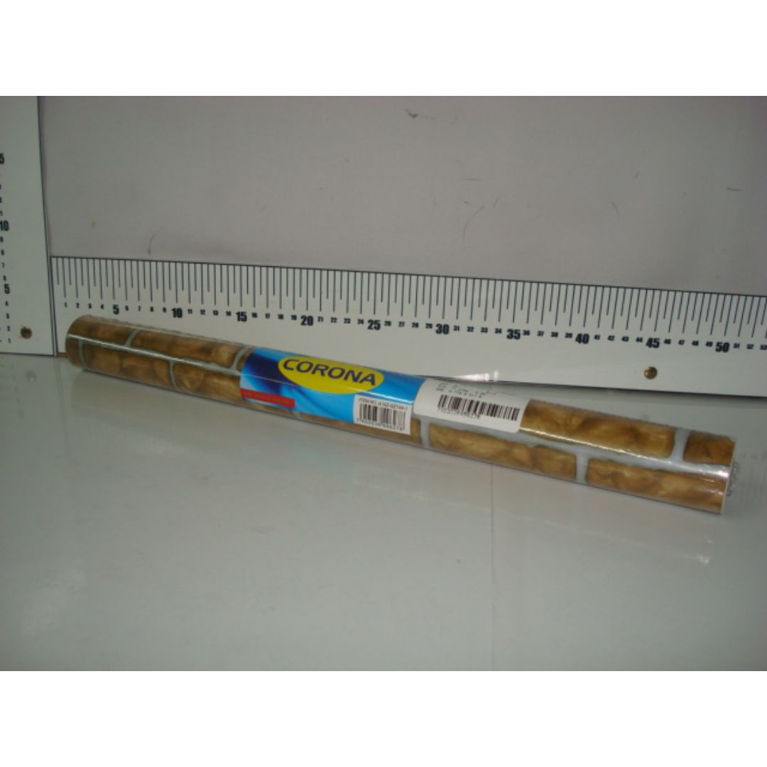 PAPEL ADHESIVO CORONA LADRILLO CAFE 5M (F. 25 UNI)