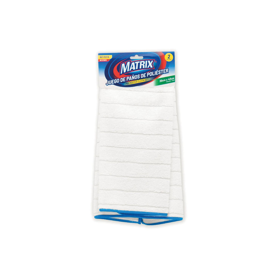 TOALLA MATRIX MICROFIBRA BLANCO PX2 50CM X 40CM (F. 192 SETS)
