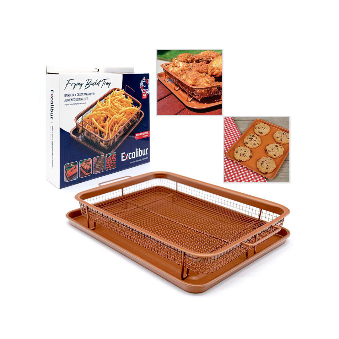 BANDEJA PARA FREIR EXCALIBUR SET X2 PZAS (F. 20 PZAS)
