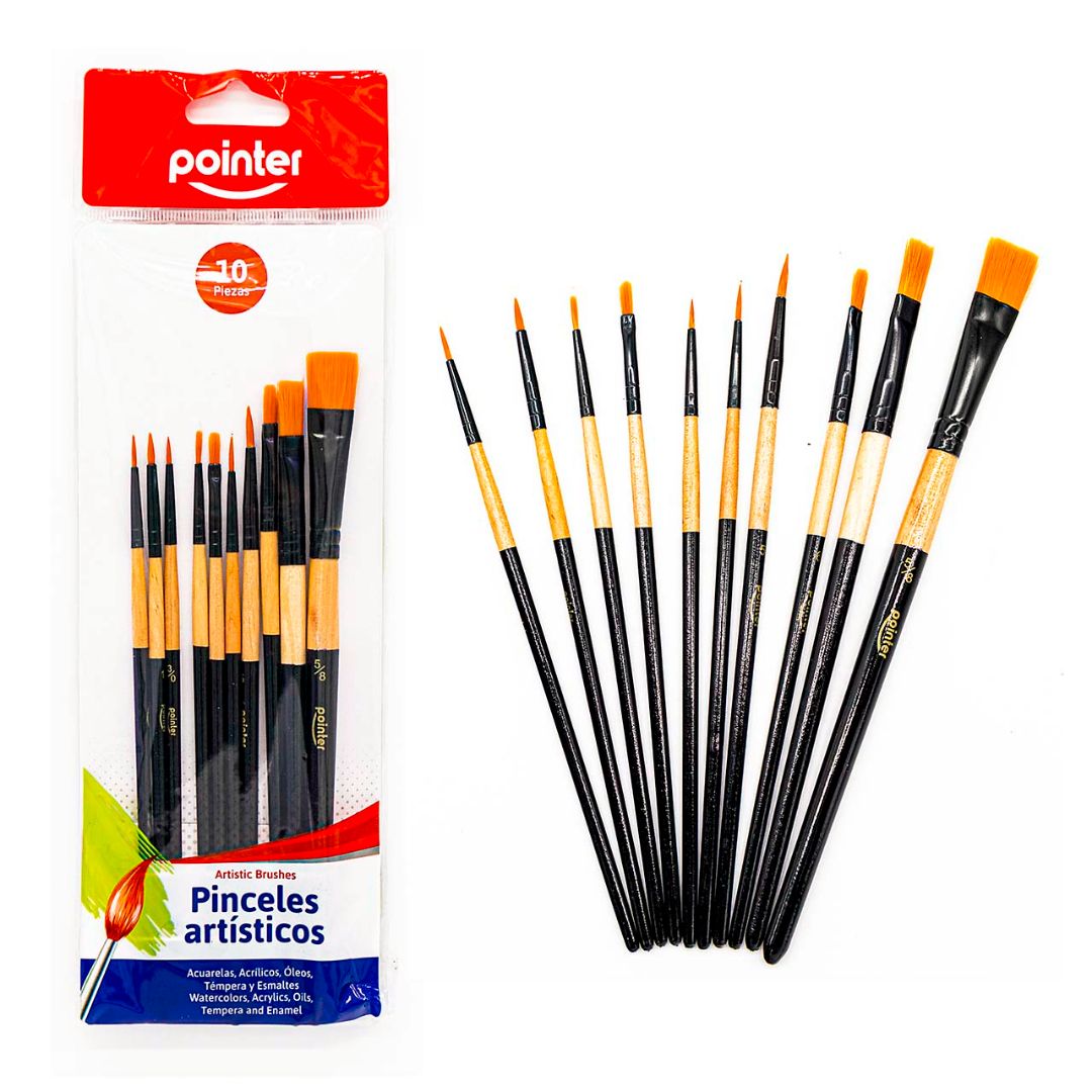 SET DE PINCELES POINTER BX10 (F. 96 SETS)
