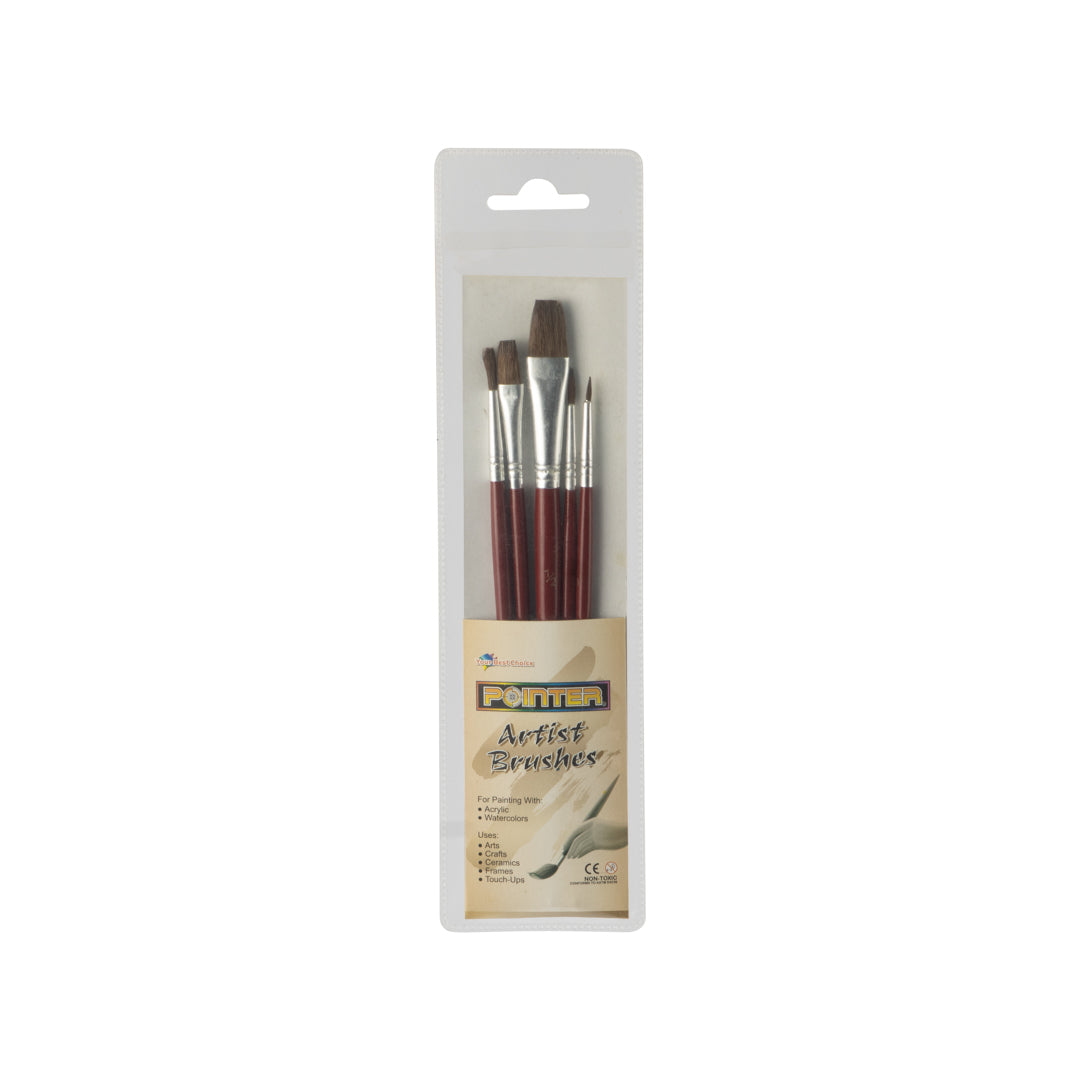 SET DE PINCELES POINTER SURTIDOS BX5 (F. 360 SETS)