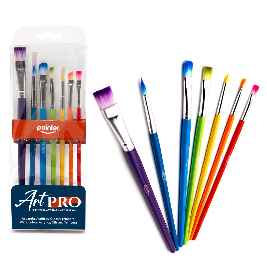 SET DE PINCELES POINTER ART PRO BX7 (F. 96 SETS)