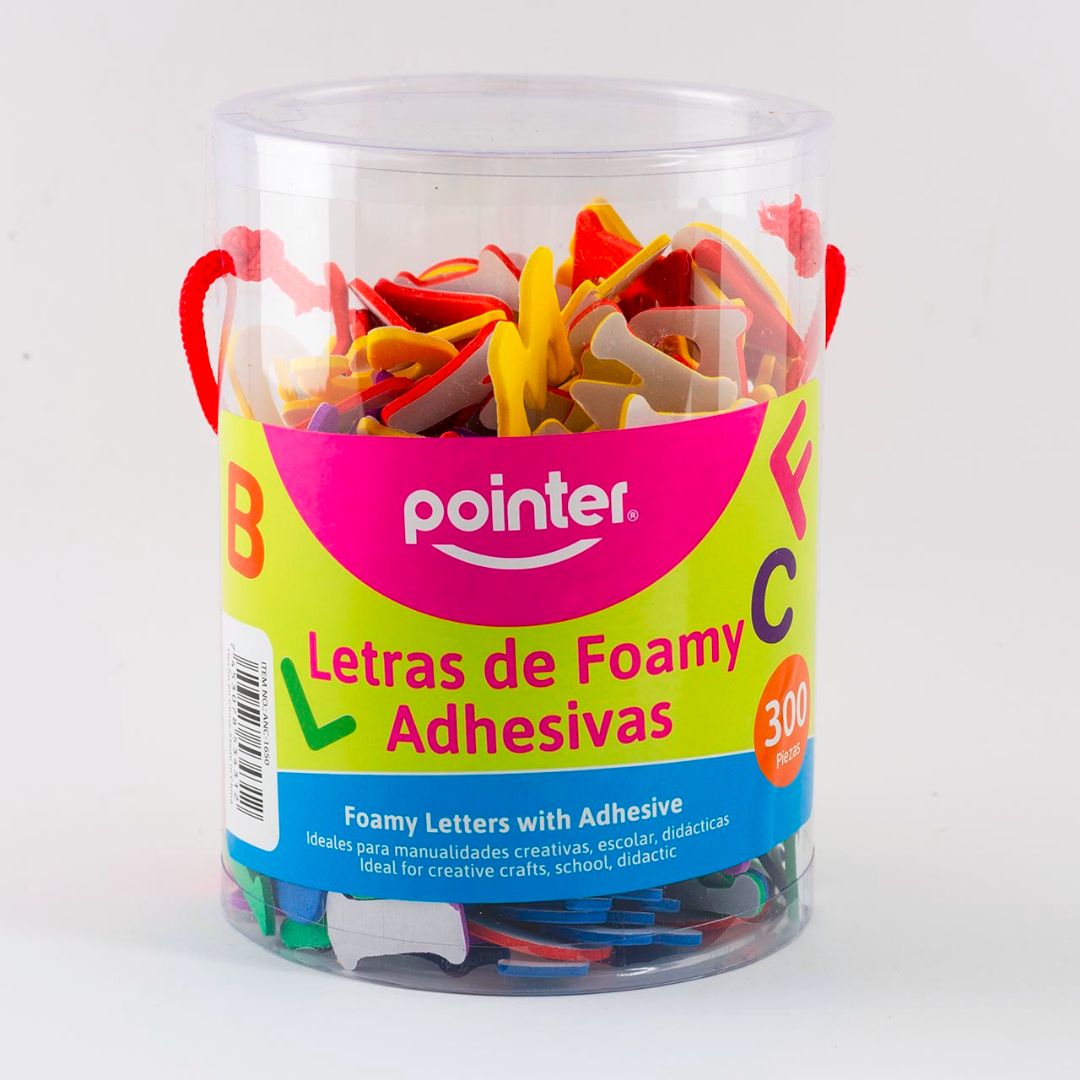 ABECEDARIO DE FOAMY POINTER ADHESIVOS BOTEX300 (F. 24 BOT)