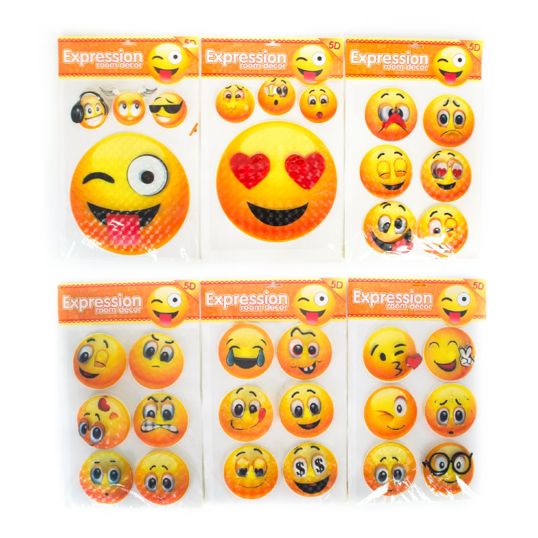 STICKERS ROOM DECOR CARITAS 5D (F. 144 UNI)