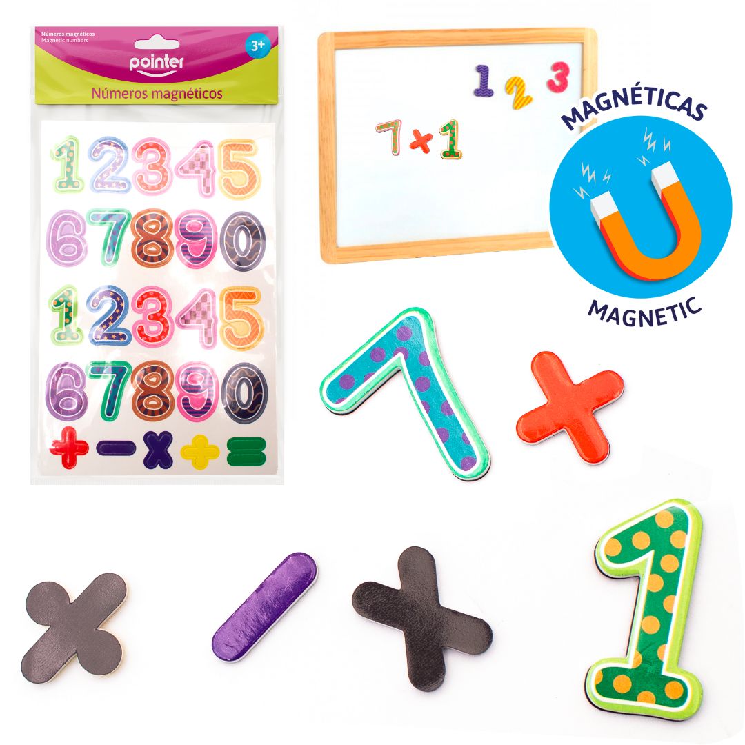 NUMEROS MAGNETICOS POINTER C/DISEÑOS BX25 (F. 144 SETS)