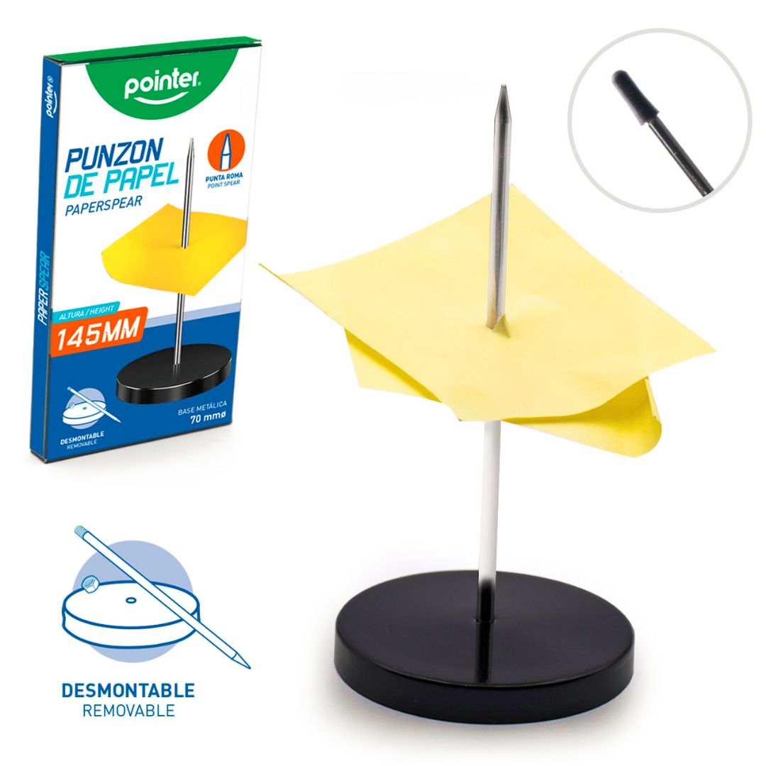 PUNZON SUJETA PAPEL POINTER 145MM (F. 144 UNI)