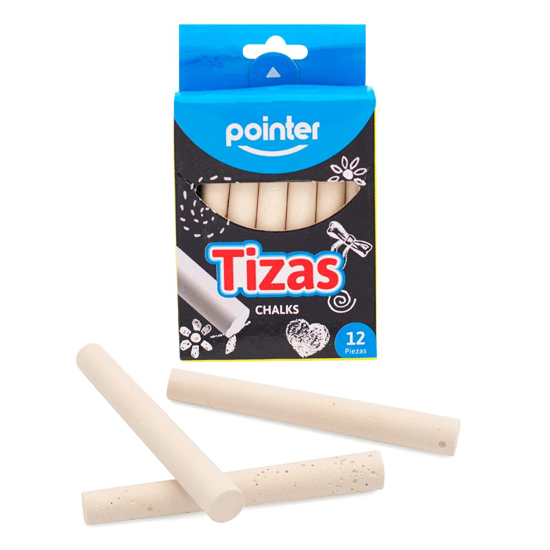 TIZAS POINTER BLANCAS CX12 (F. 288 UNI)