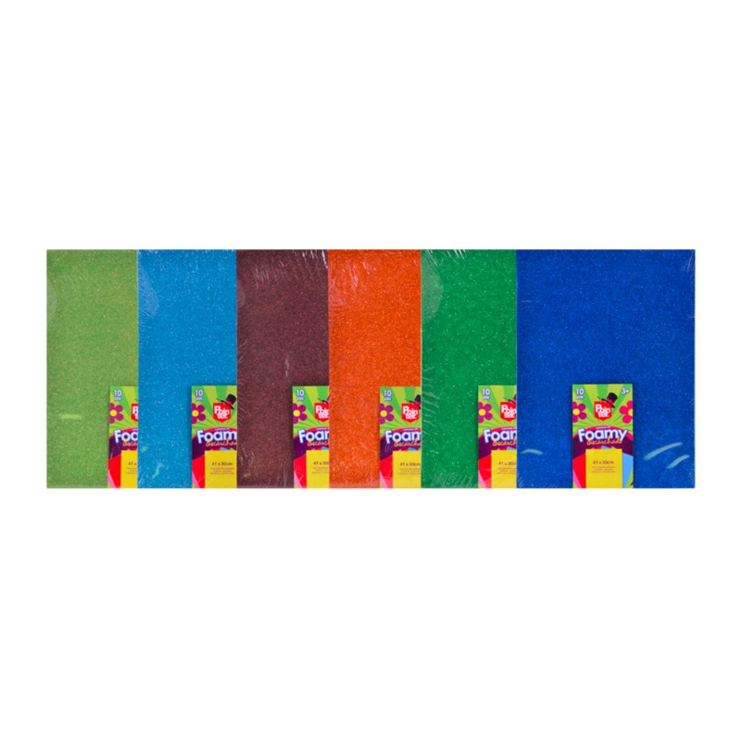 FOAMY ESCARCHADO POINTER 6 COLORES PX10 (F. 96 UNI)