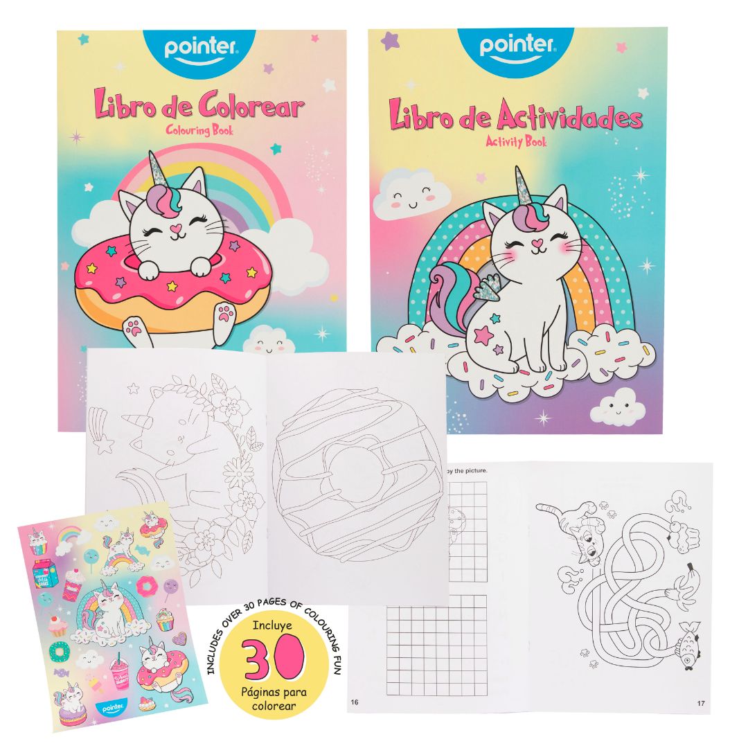 LIBRO PARA COLOREAR POINTER 30 PAGINAS (F. 72 SETS)