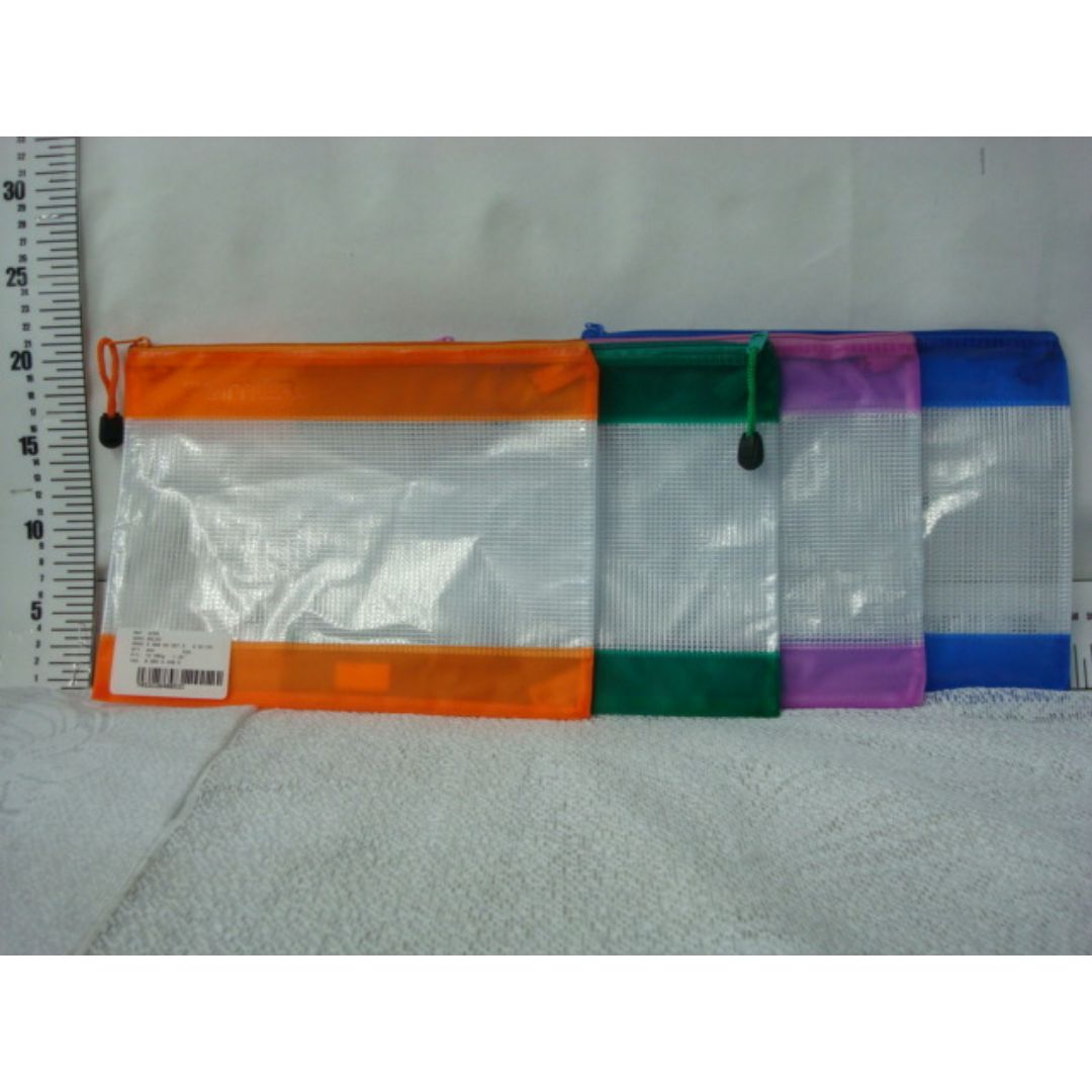 ESTUCHE P/LAPICES POINTER TRANSPARENTE 4 COLORES  (F. 240 DOC)