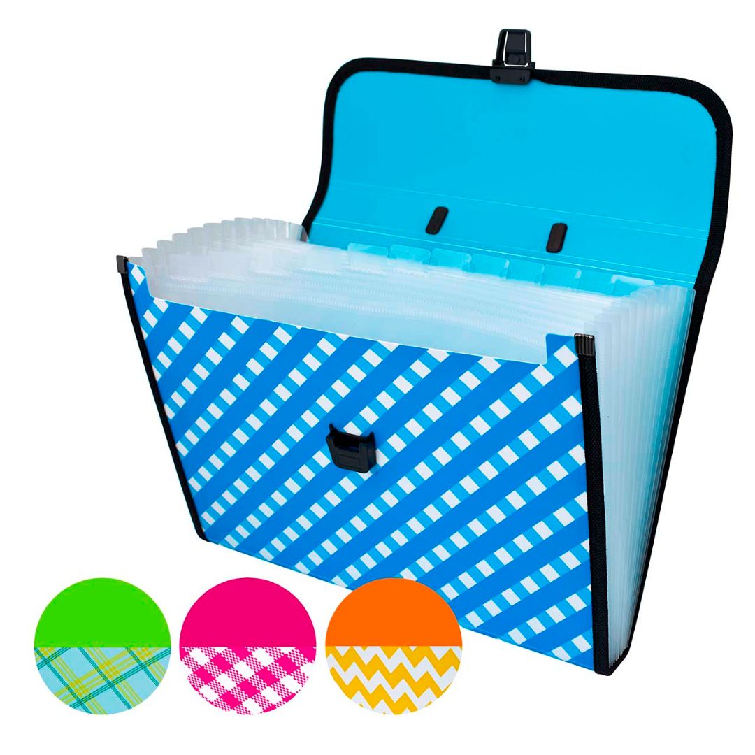 ARCHIVADOR POINTER C/LINEAS ABSTRACTAS 4 ESTIL. CARTA (F. 24 UNI)